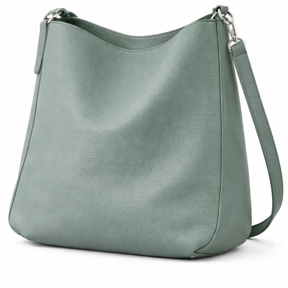 Simons Slate Green Hobo Shoulder Bag